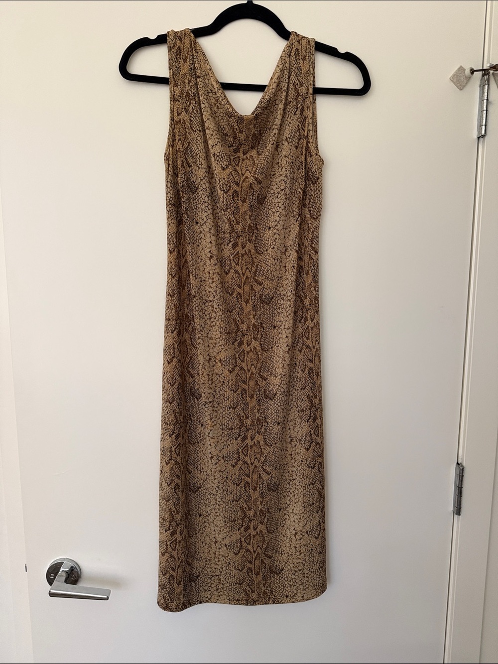BCBG snake print dress